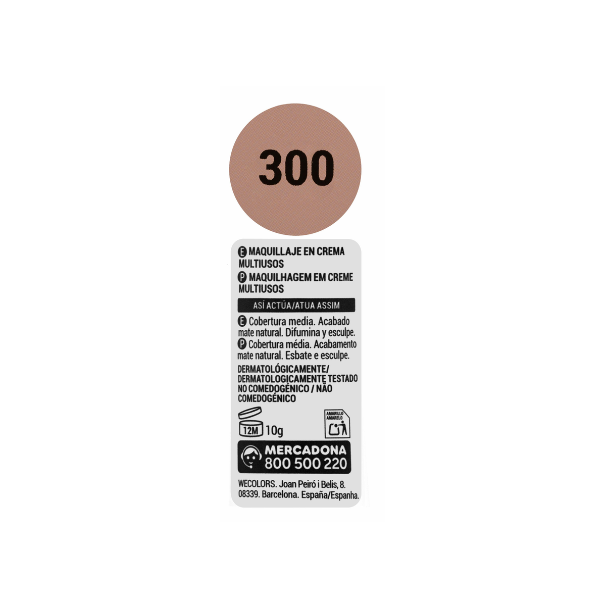 Deliplus Mate Stick Foundation – Multi-Use Cream Foundation Stick (10 g) – 5 Shades