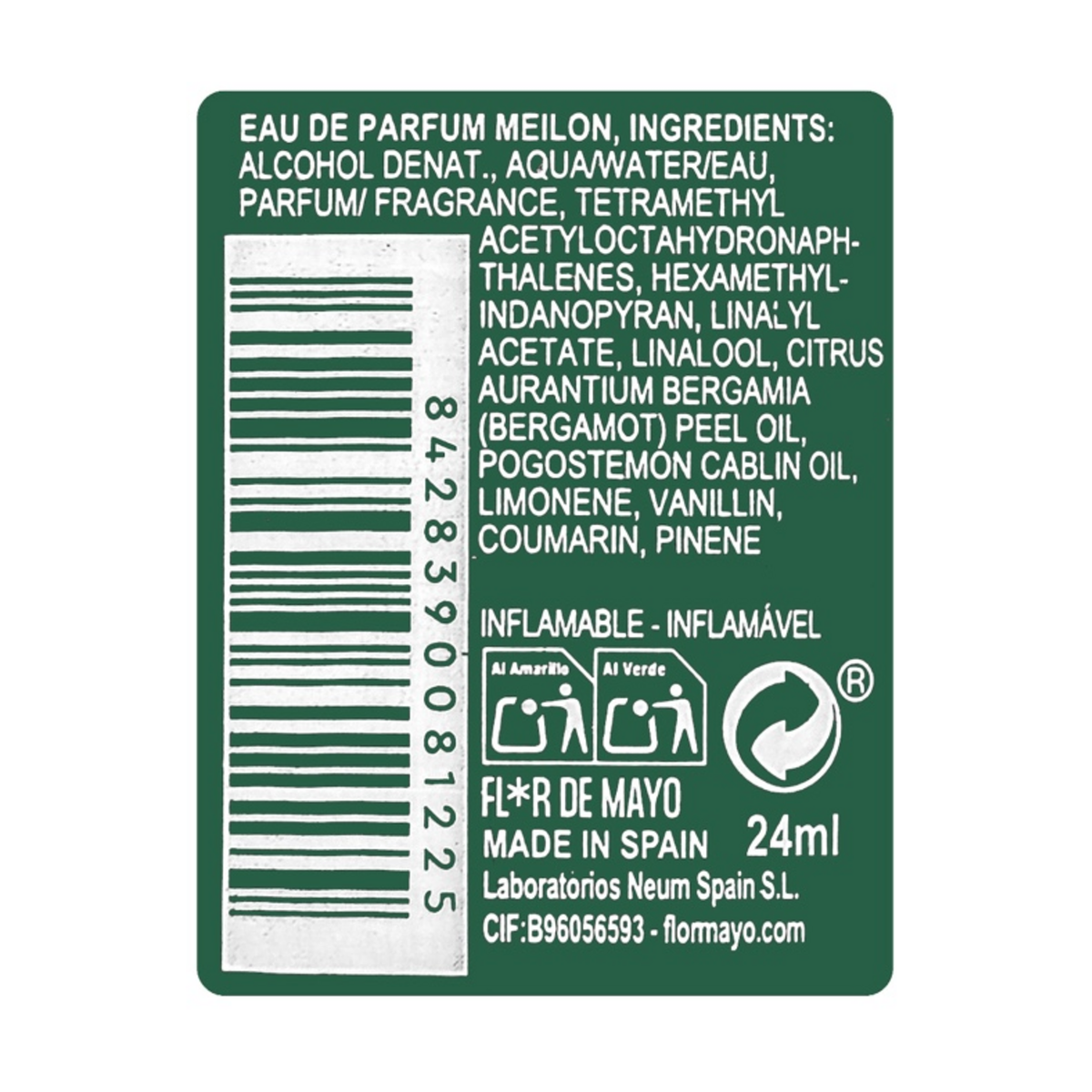 Meilon Eau de Parfum – Frischer aromatisch-holziger Duft (24 ml)