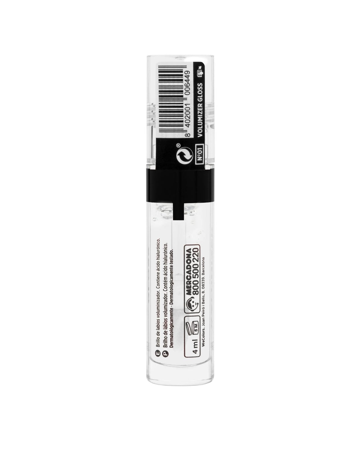 Deliplus Volumizer Gloss 01 – Transparent Lip Gloss