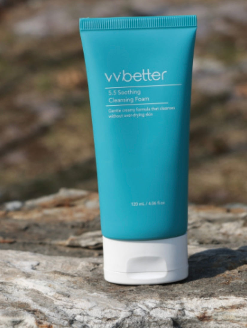 Attīrošas putas jutīgai ādai
Vvbetter 5.5 Soothing Cleansing Foam