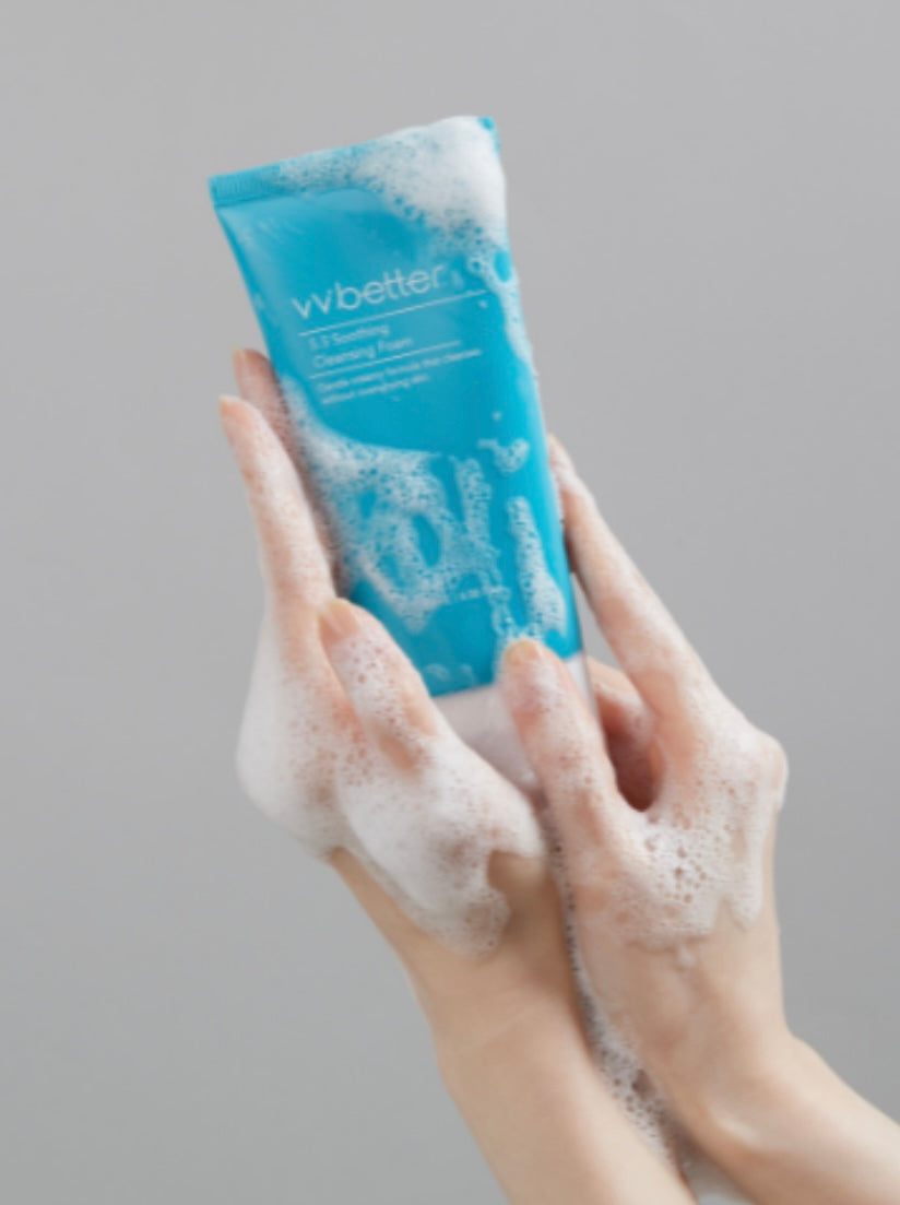 Attīrošas putas jutīgai ādai
Vvbetter 5.5 Soothing Cleansing Foam