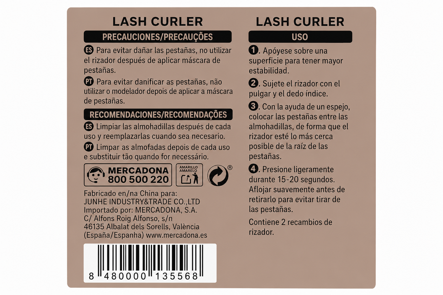 Deliplus Eyelash Curler – Stainless Steel Lash Curler with 2 Replacement Pads