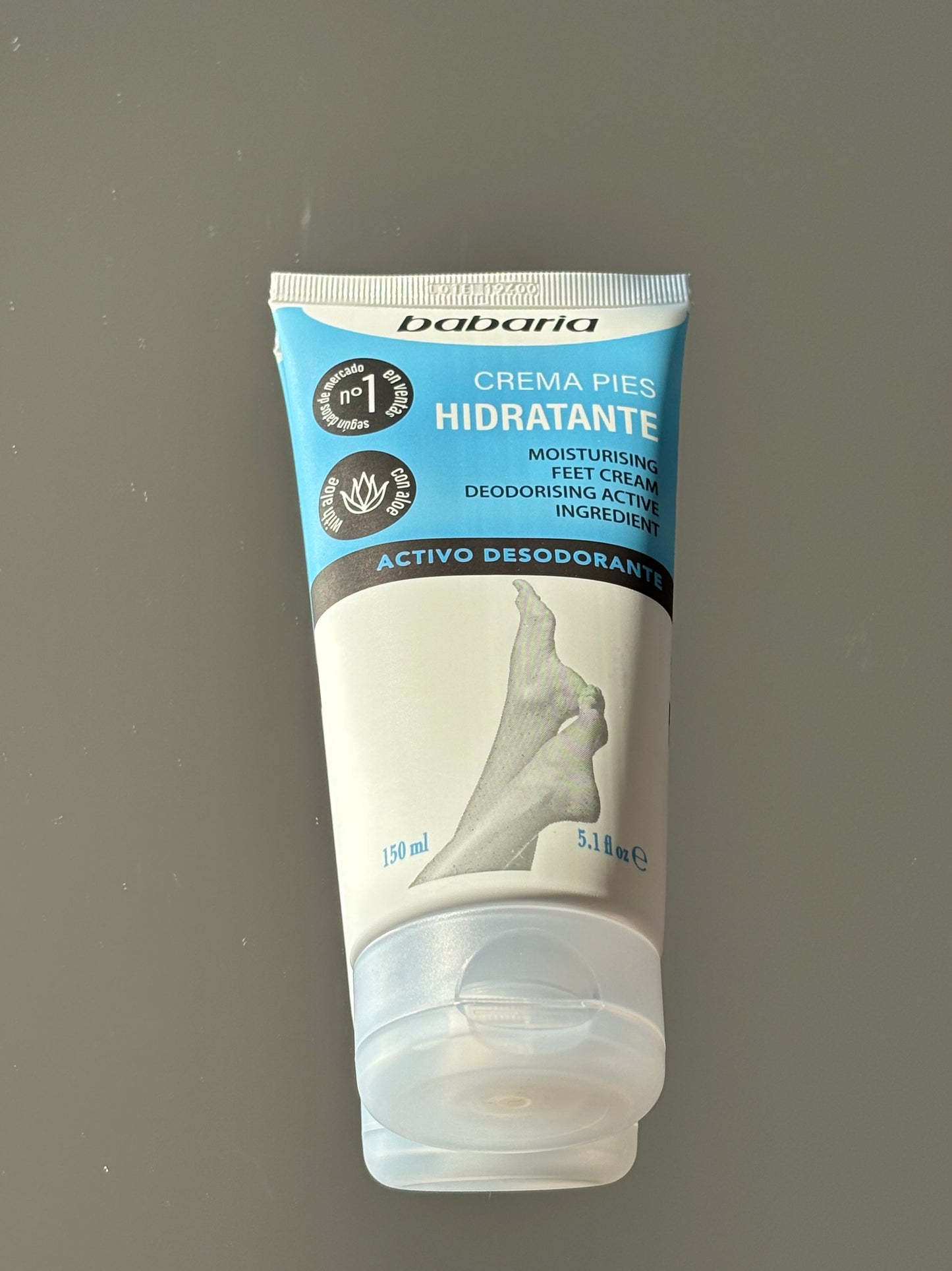 Babaria Moisturising Foot Cream with Aloe – 150 ml: