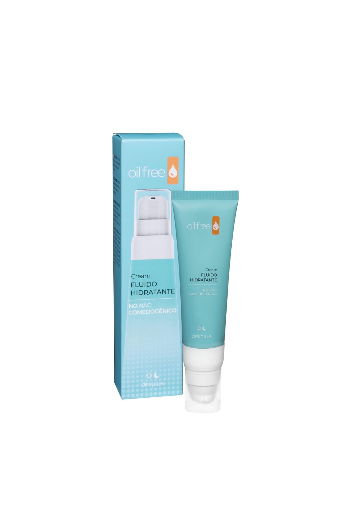 Deliplus Moisturising Oil Free Fluid facial cream oily, seborrhoeic and acne-prone skin