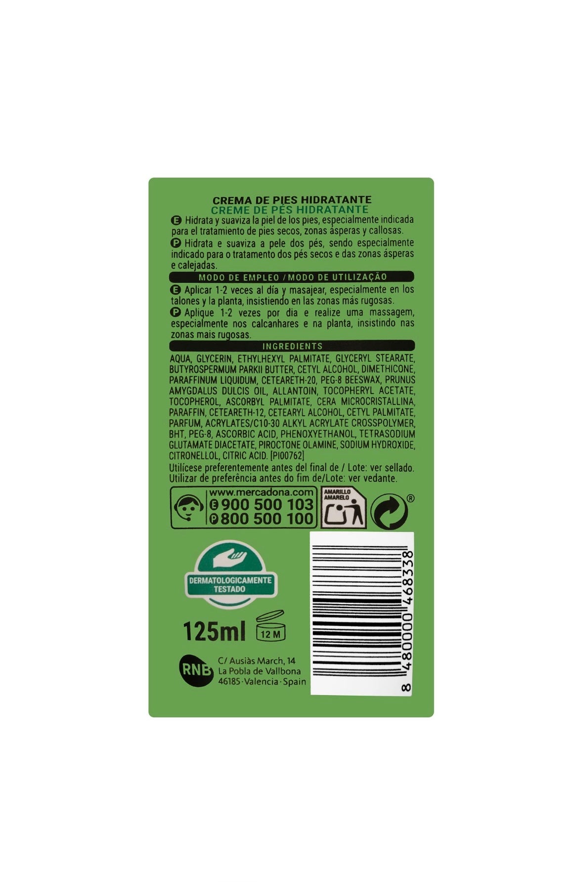 Deliplus Anti-dryness moisturising foot cream