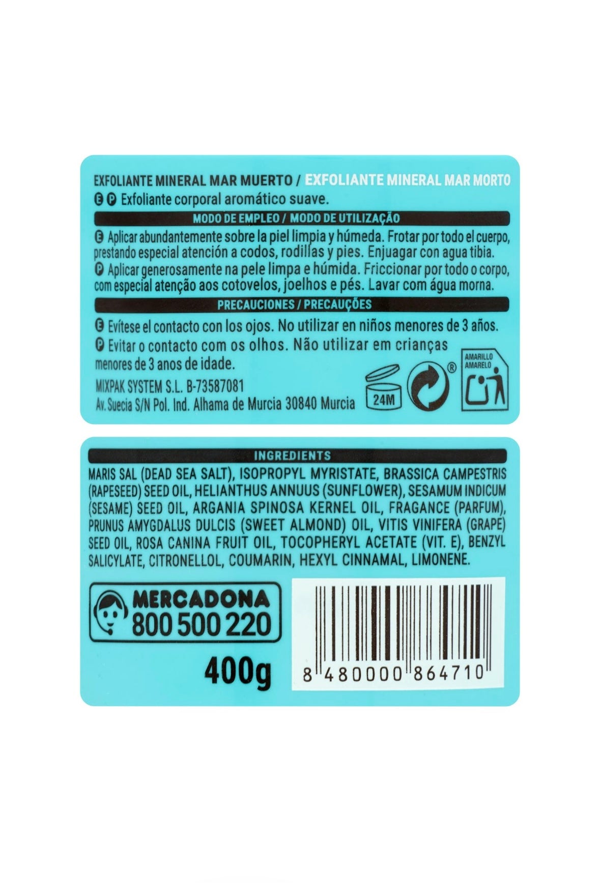 Deliplus Mineral body scrub Dead Sea
