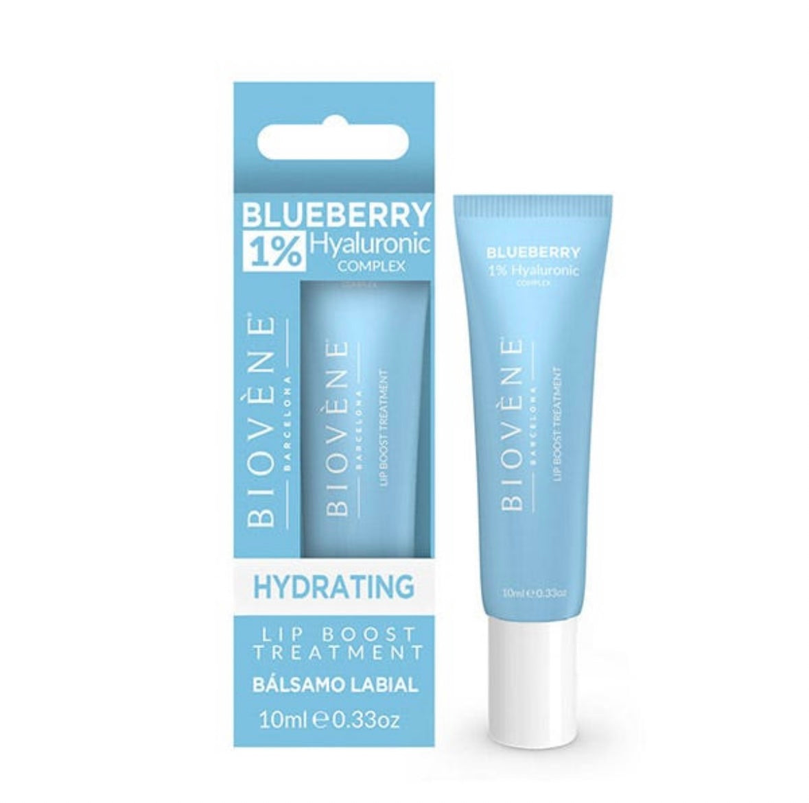 BIOVÈNE BARCELONA
1% HYALURONIC LIP BOOST Blueberry Hydrating Lip Treatment