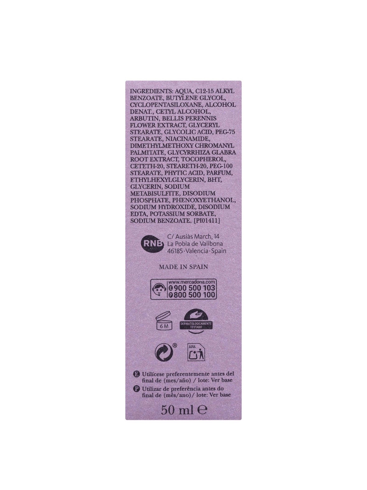 Clarifying anti-blemish facial cream night all skin types Deliplus