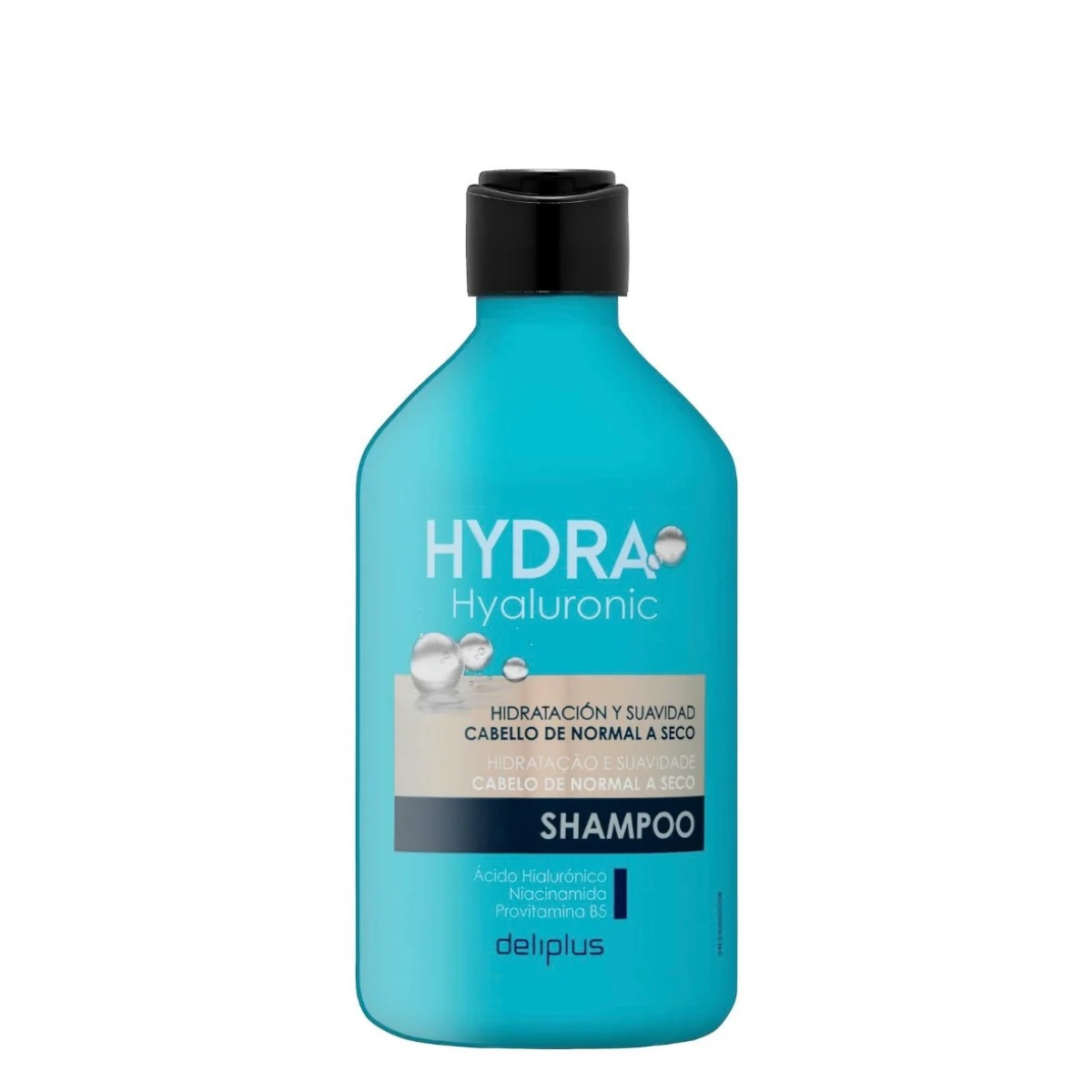 Deliplus Hydra hyaluronic shampoo with hyaluronic acid, niacinamide and provitamins B5 for normal to dry hair