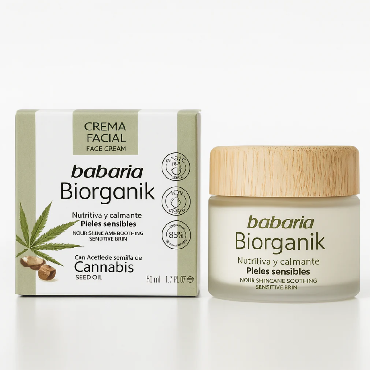 Babaria Biorganik Face Cream with Cannabis Seed Oil – 50 ml