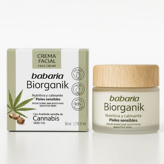 Babaria Biorganik Face Cream with Cannabis Seed Oil – 50 ml