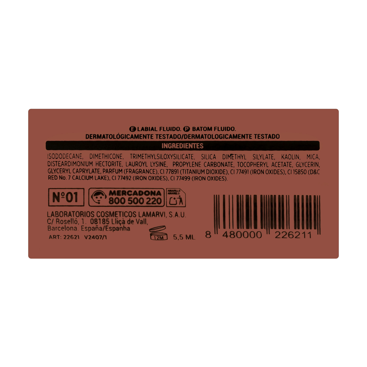 Deliplus šķidrā matētā ilgnoturīgā lūpu krāsa – matēts finišs, 5.5 ml