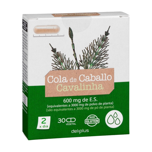 Deliplus Cola de Caballo (Horsetail) 600mg E.S. (30 capsules)