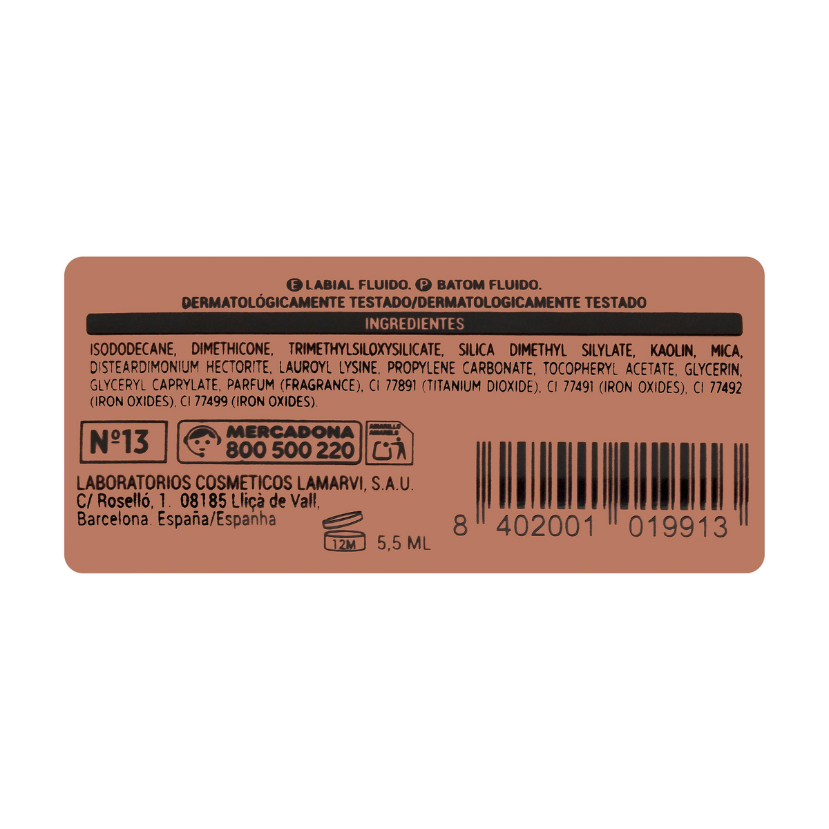 Deliplus šķidrā matētā ilgnoturīgā lūpu krāsa – matēts finišs, 5.5 ml