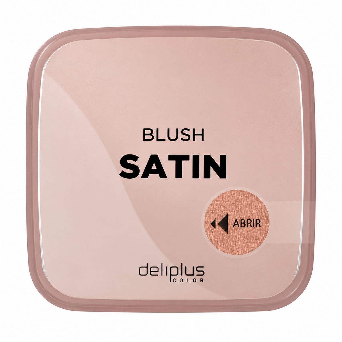 Deliplus Blush Satin – Soft Satin-Finish Powder Blush with Mirror – 2 Shades