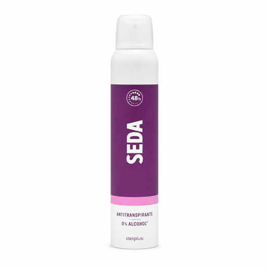 Deliplus Seda Silk Antitranspirant-Spray – 48 h – Alkoholfrei – 200 ml