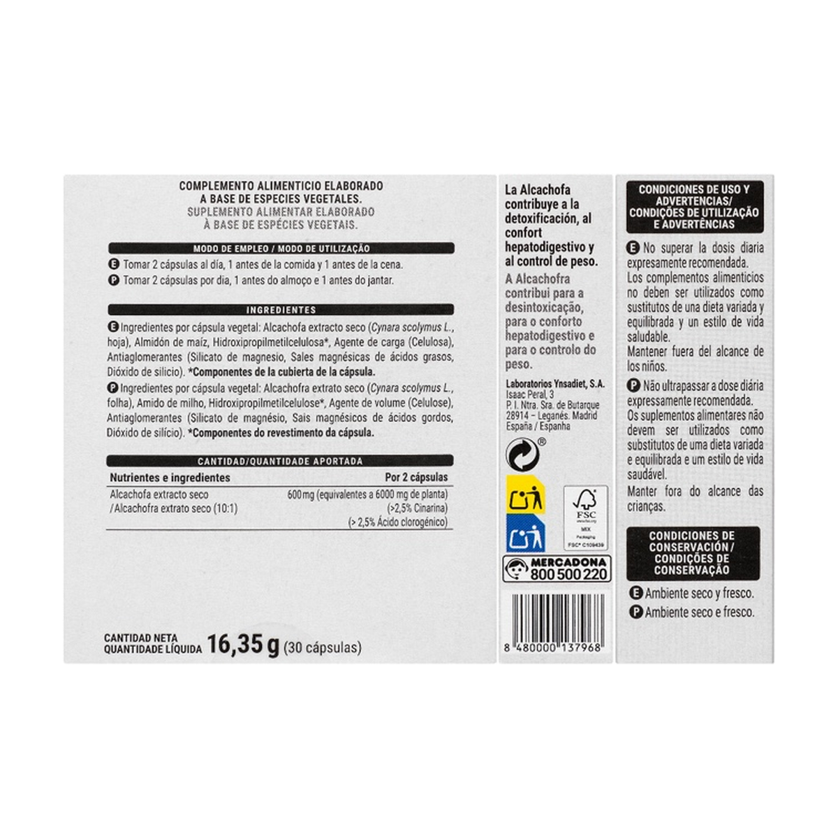Deliplus Artischocke 600mg E.S. (30 Kapseln)