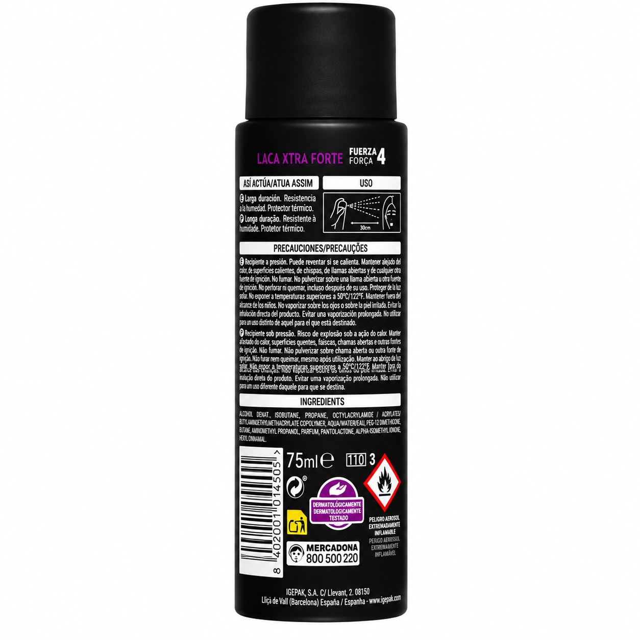 Deliplus Haarspray Xtra Forte Extra starker Halt Stärke 4 75ml
