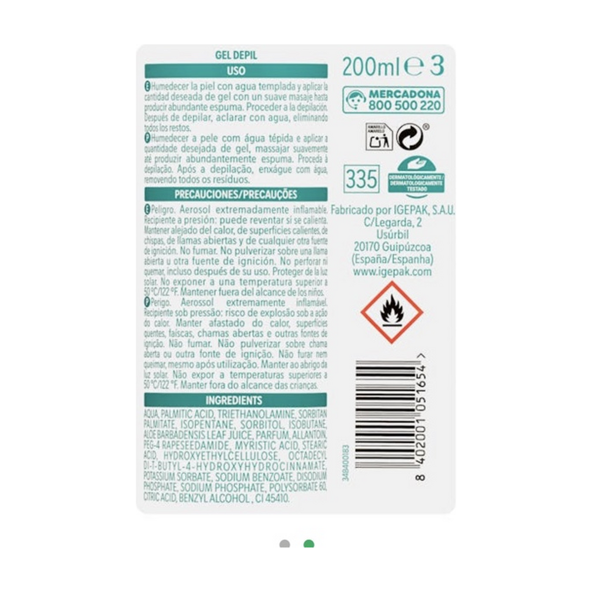 Deliplus depilācijas skūšanās gels 200 ml