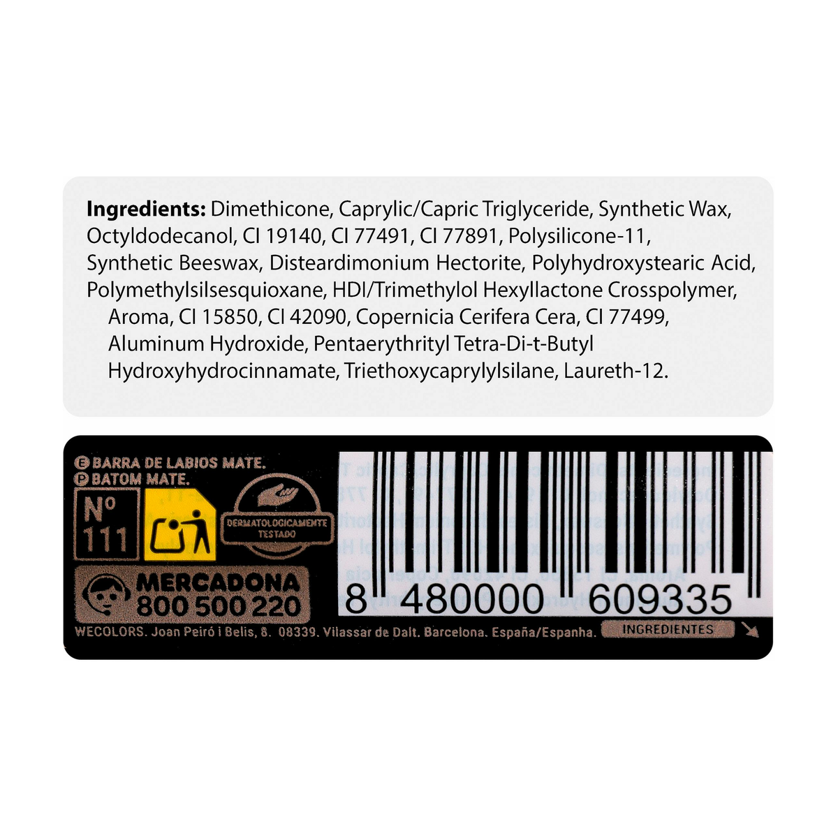 Deliplus Color matēta lūpu krāsa – Nr. 111 rožkoka nude, 4 g