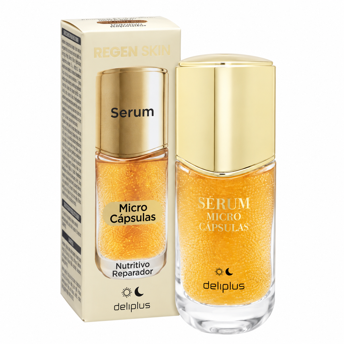 Deliplus Regen Skin serums ar mikrokapsulām — barojoša atjaunojoša formula