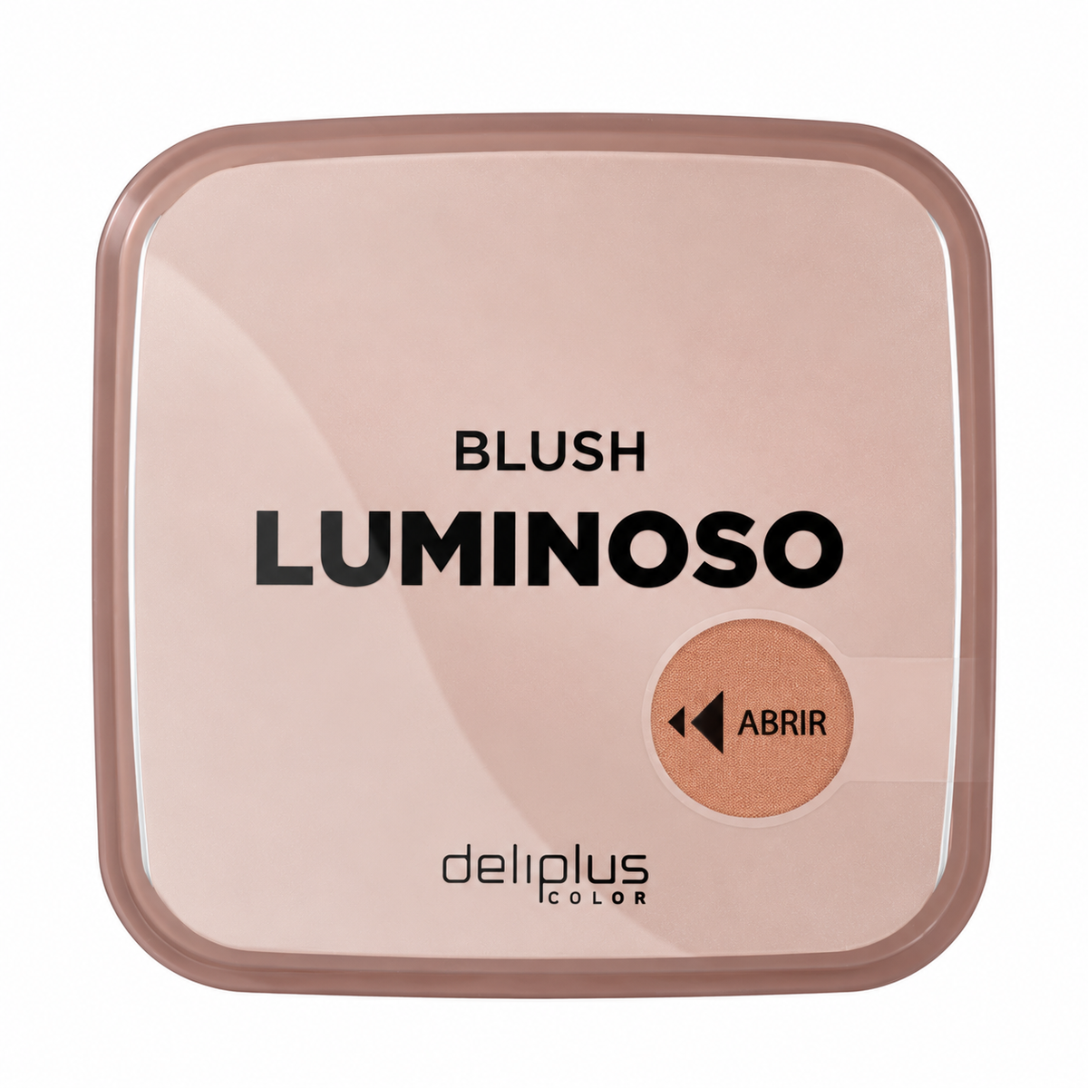 Deliplus Blush Luminoso – mirdzošs vaigu sārtums ar spogulīti – 3 toņi