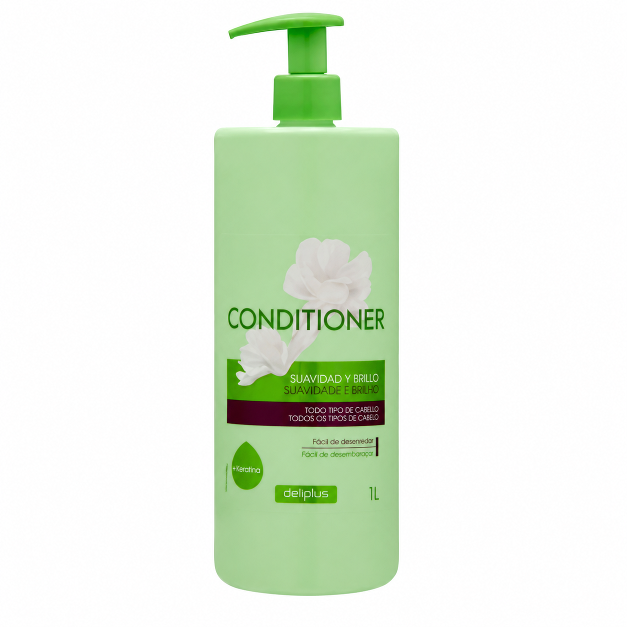 Deliplus Conditioner Geschmeidigkeit & Glanz mit Keratin 1L