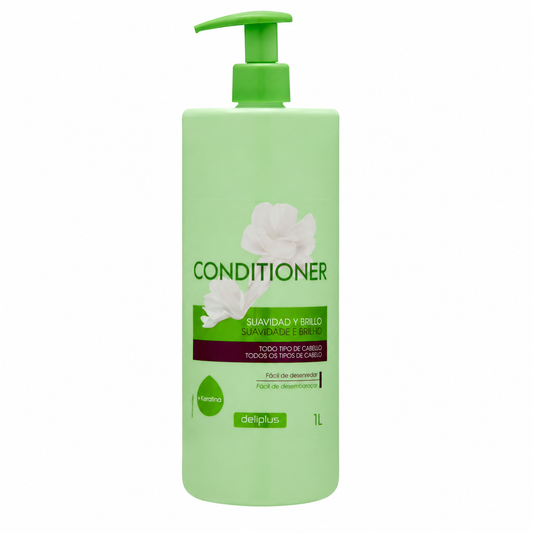 Deliplus Conditioner Geschmeidigkeit & Glanz mit Keratin 1L