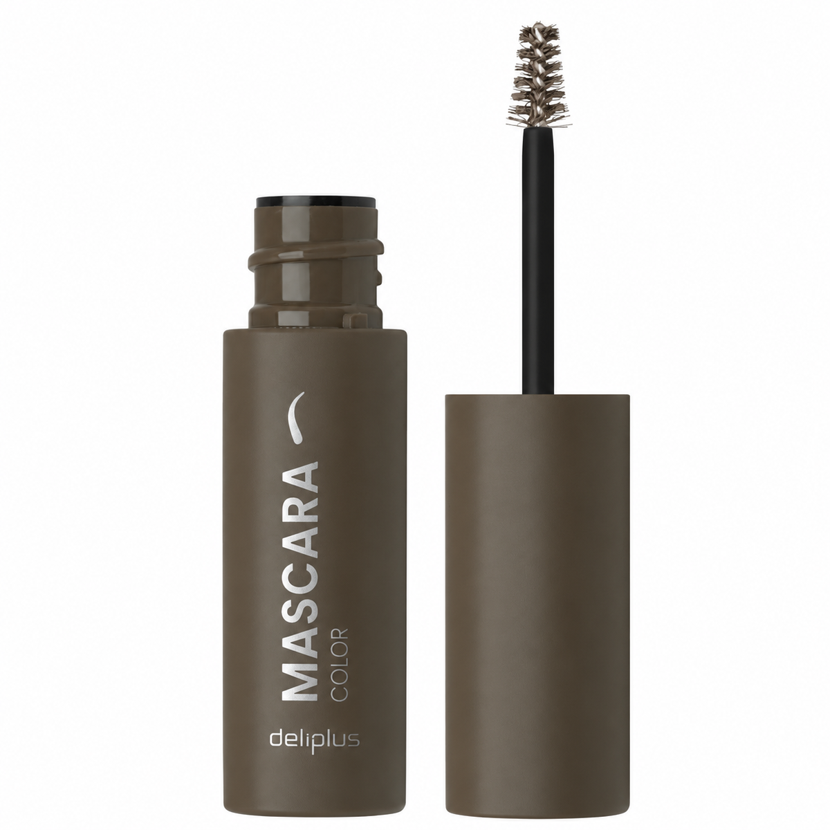 Deliplus Getönte Augenbrauen-Mascara – Farbe, Form & Halt – 2 Farbtöne