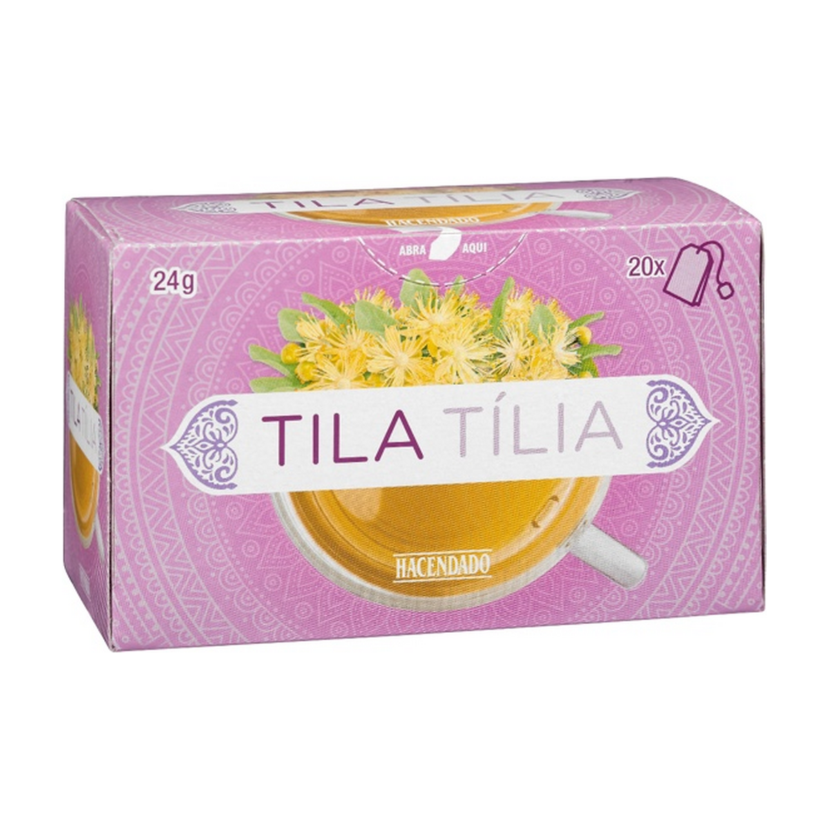 Hacendado Linden Infusion (Tila) — 20 Tea Bags (24 g)