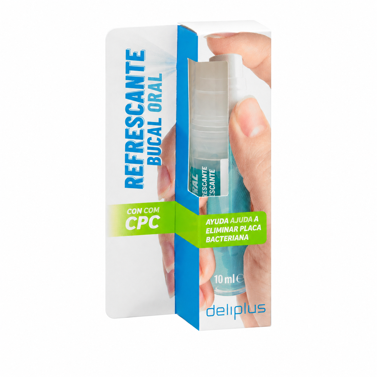 Deliplus Erfrischungsspray für den Mund – Frischer Atem mit CPC – 10ml
