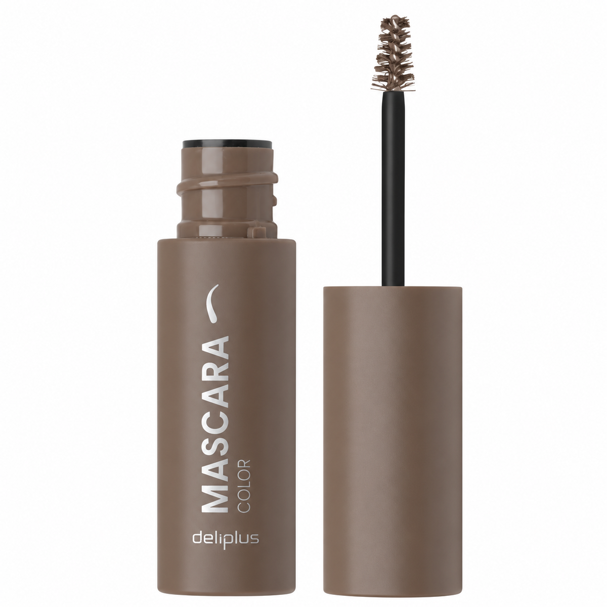 Deliplus Getönte Augenbrauen-Mascara – Farbe, Form & Halt – 2 Farbtöne