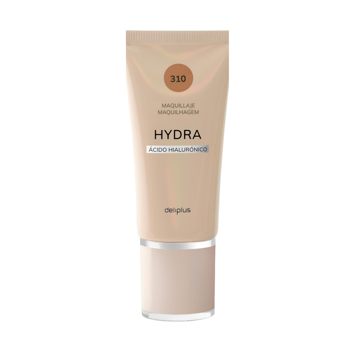 Deliplus Hydra Fond de Teint à l'Acide Hyaluronique – Hydratant, Fini Naturel (30 ml) – 6 teintes
