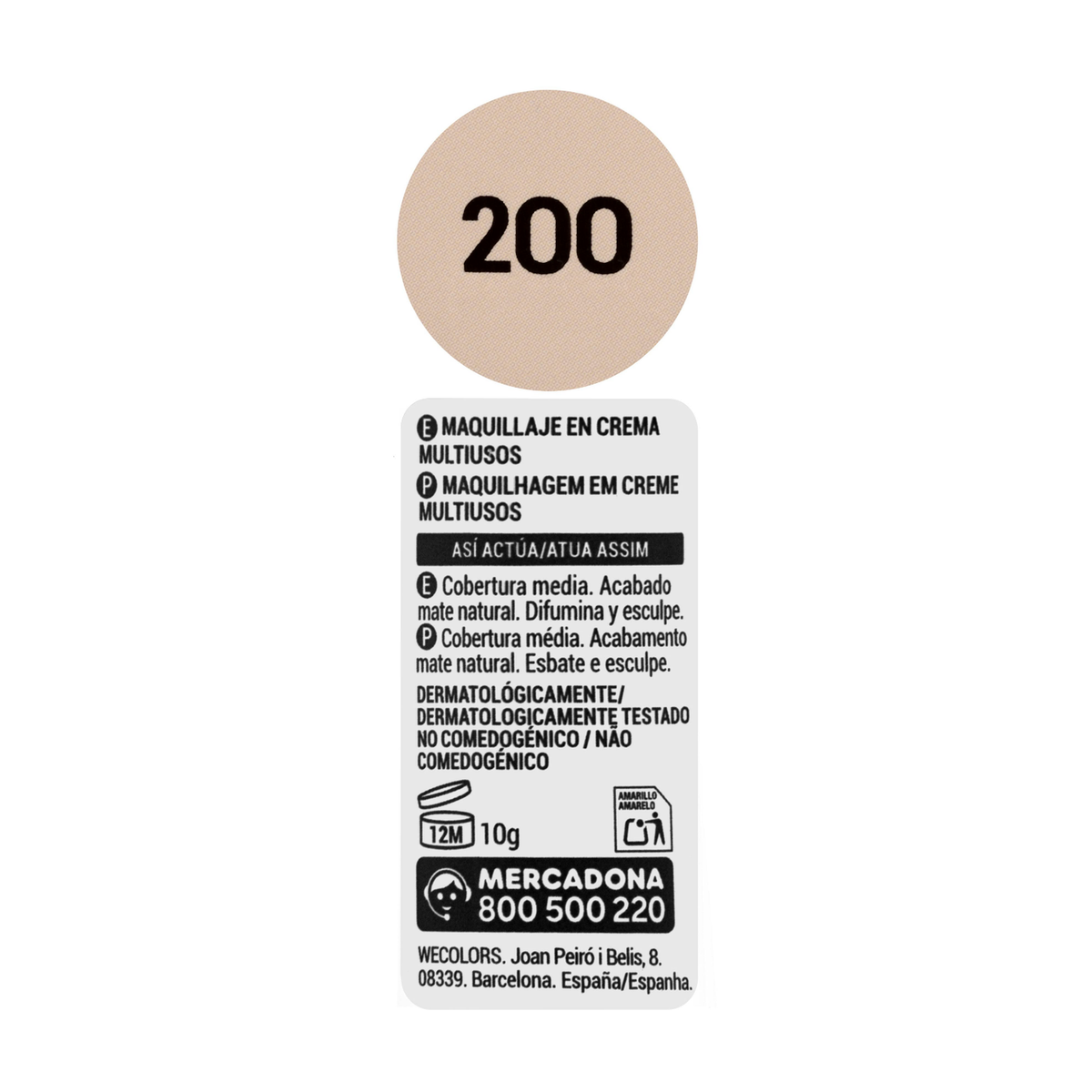 Deliplus Mate Stick Foundation – Multi-Use Cream Foundation Stick (10 g) – 5 Shades