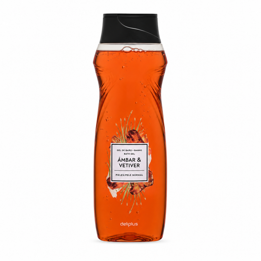 Gel douche parfumé Deliplus Ambre & Vétiver