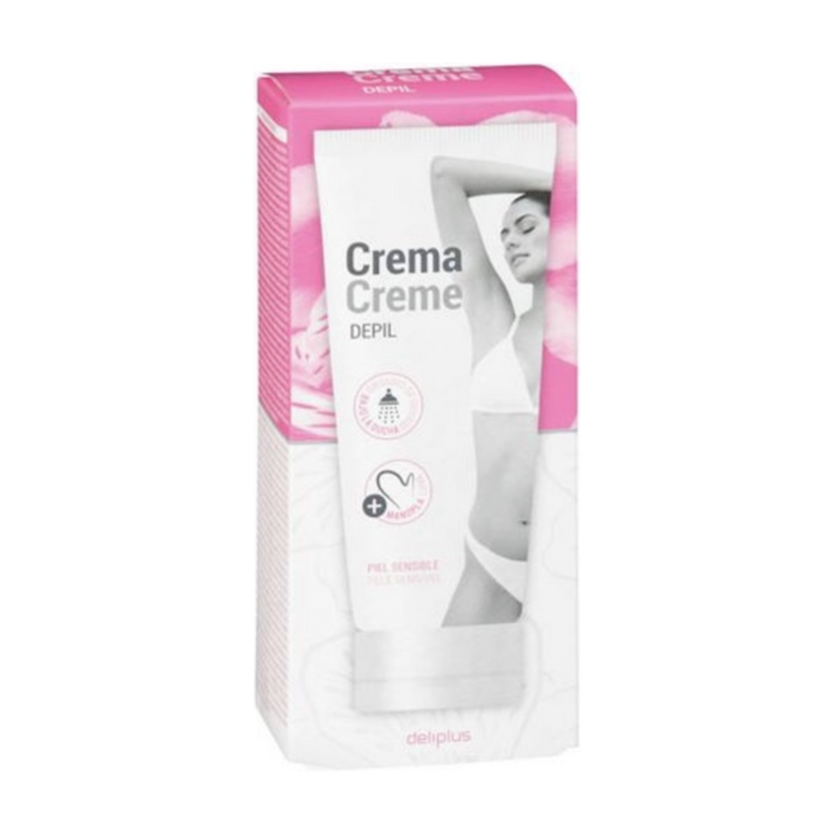 Deliplus depilācijas krēms jutīgai ādai 200 ml
