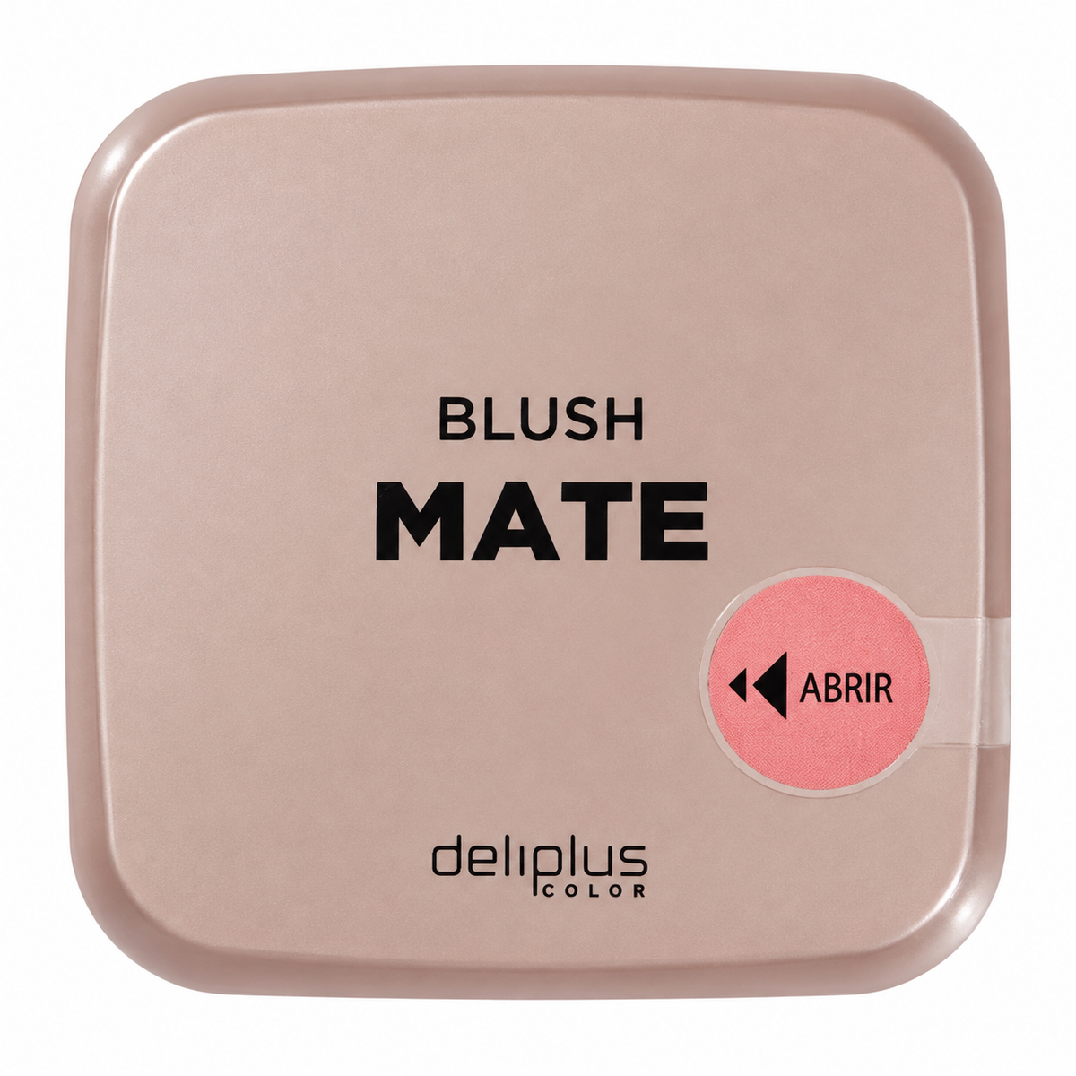 Deliplus Blush Mate – Mattes Puder-Rouge mit Spiegel – 2 Farbtöne