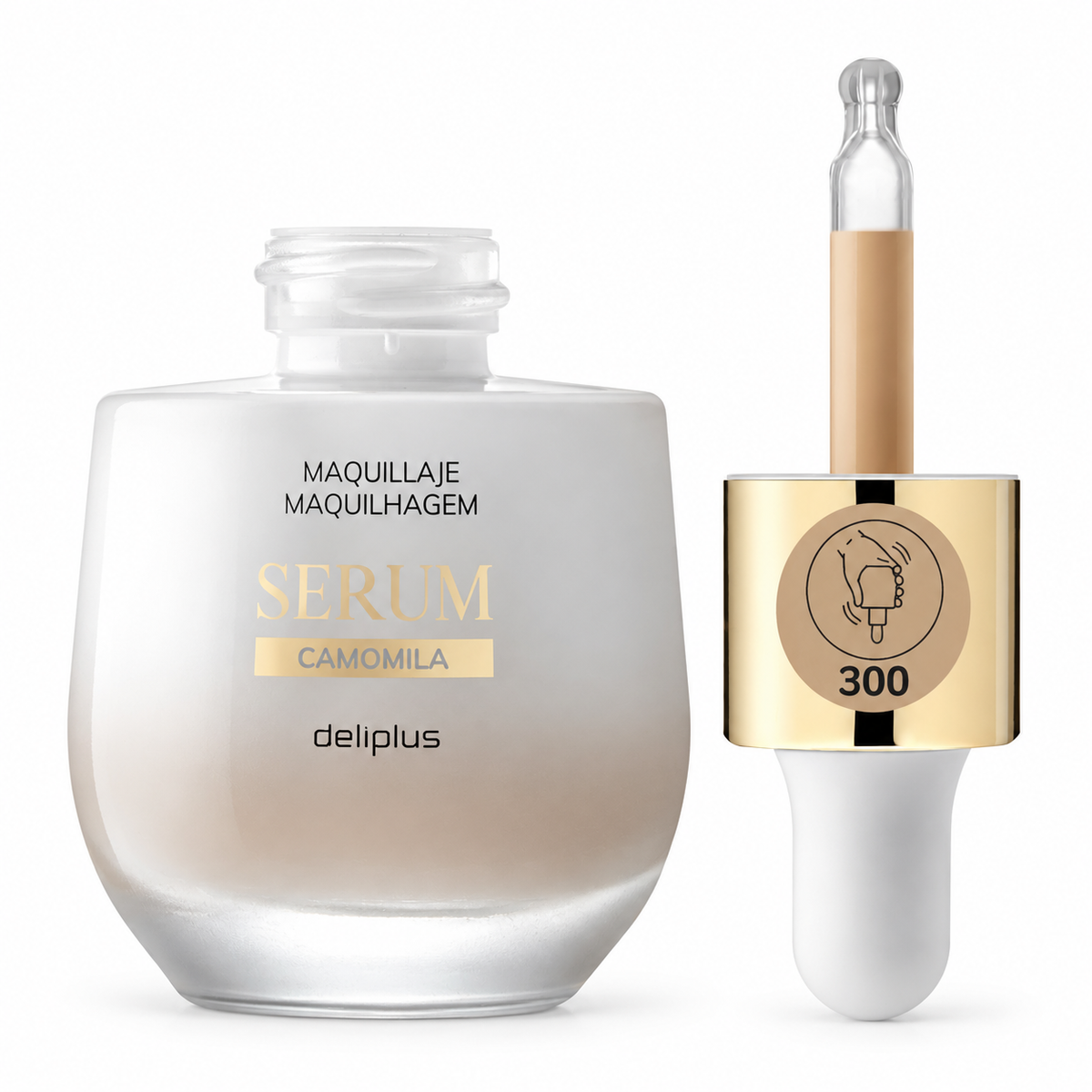 Deliplus Camomila seruma tonālais krēms ar mirdzuma efektu (28 ml)