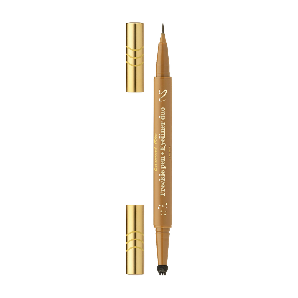 Deliplus Caramel Kiss Sommersprossenstift + Eyeliner-Duo — Braun