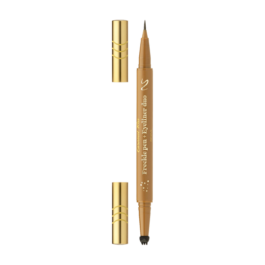 Deliplus Caramel Kiss Freckle Pen + Eyeliner Duo — Brown