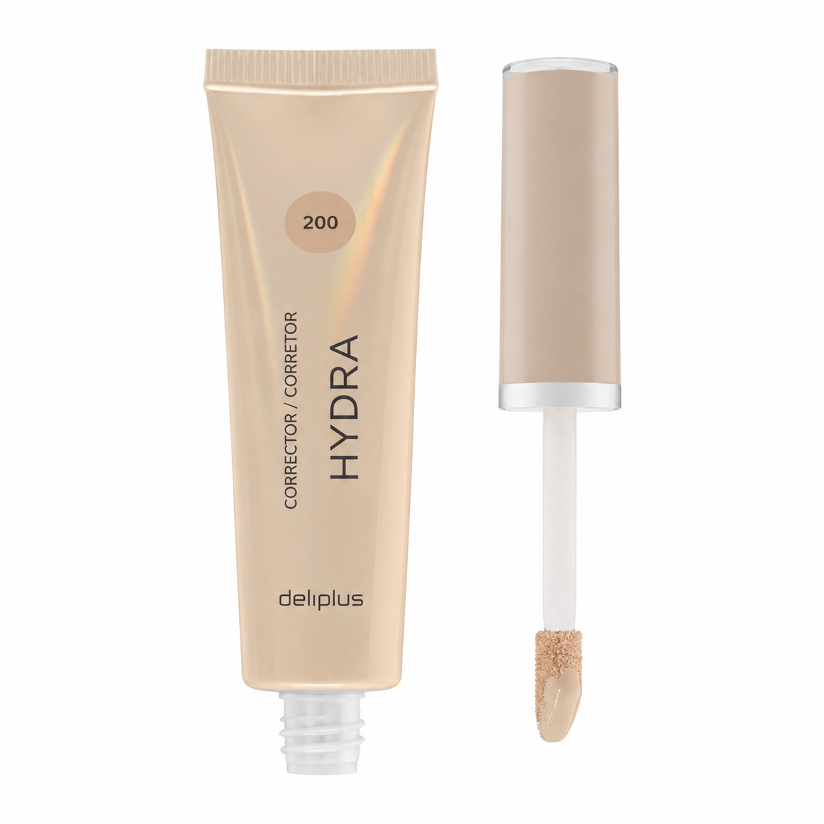 Deliplus Hydra Corrector – Feuchtigkeitsspendender, hochdeckender Concealer (10 ml)