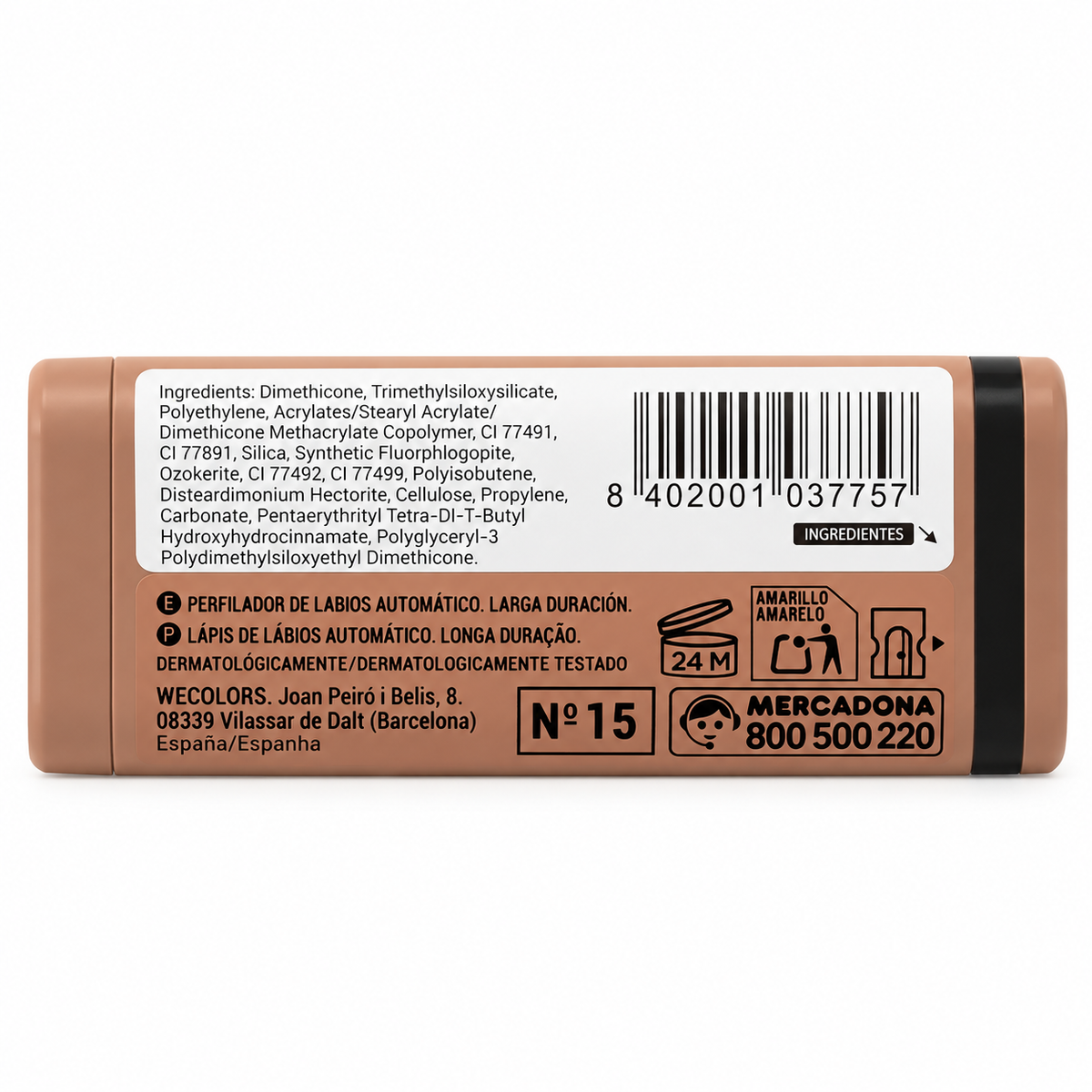 Deliplus Color noturīgs automātiskais lūpu zīmulis
