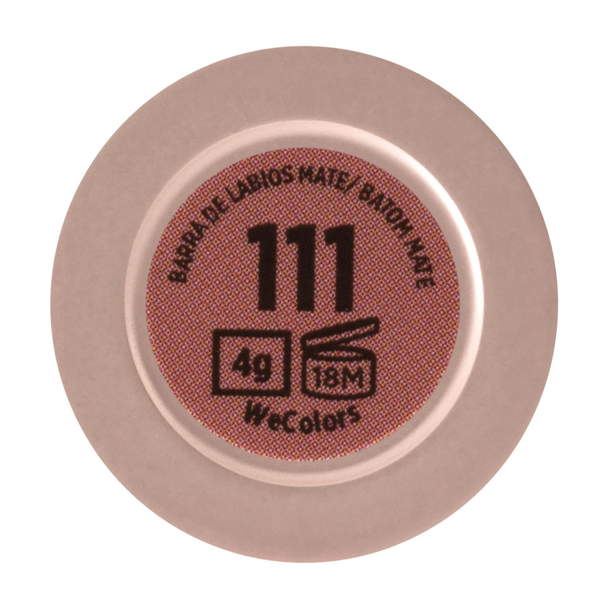 Deliplus Color matēta lūpu krāsa – Nr. 111 rožkoka nude, 4 g