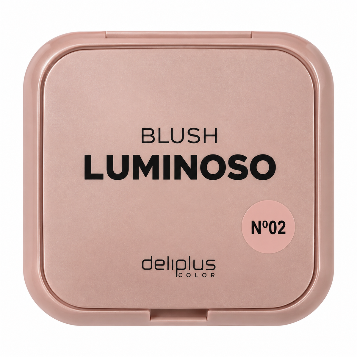 Deliplus Blush Luminoso – mirdzošs vaigu sārtums ar spogulīti – 3 toņi