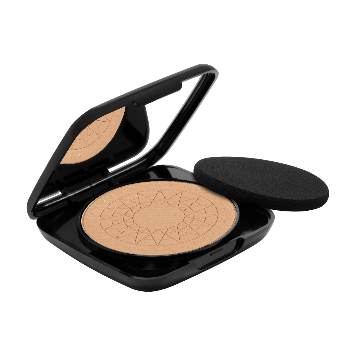 Deliplus Poudre Compacte Long Lasting 24H avec Miroir & Éponge (10 g) – 4 teintes