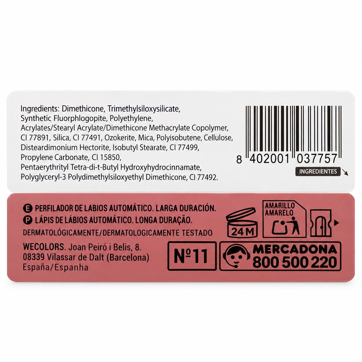 Deliplus Color noturīgs automātiskais lūpu zīmulis