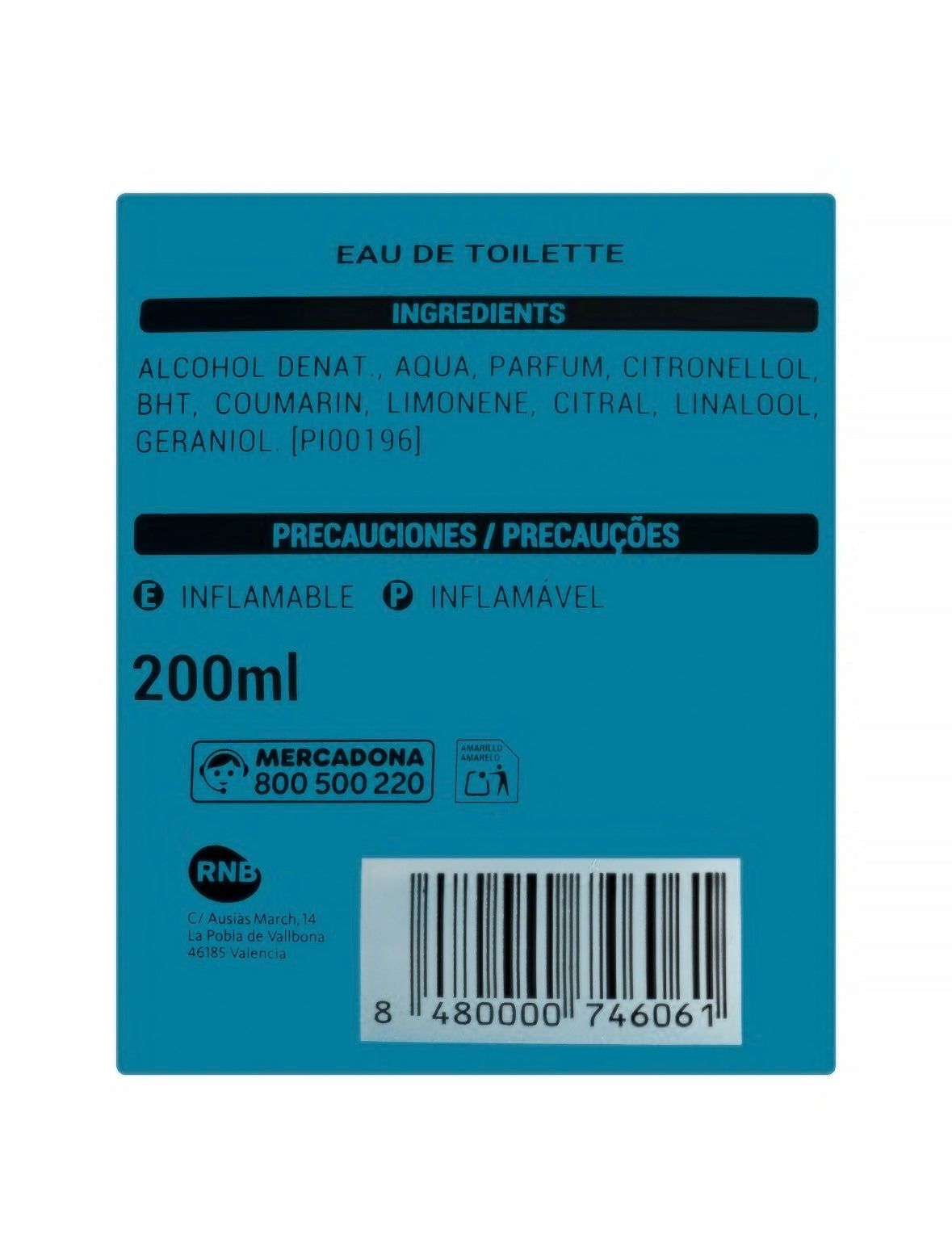 Acción Sport Water Eau de Toilette 200ml