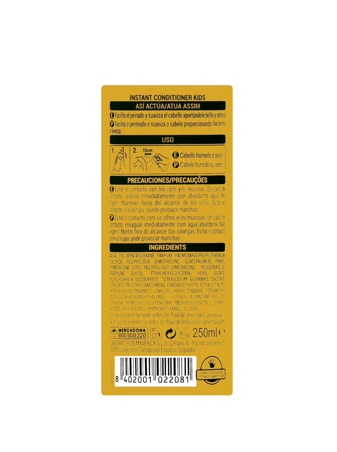 Deliplus Kids Sofort-Conditioner-Spray 250ml