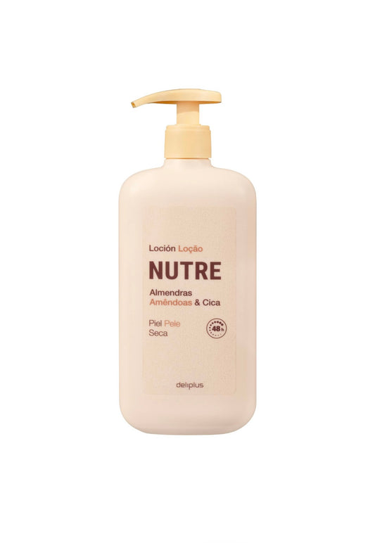 Nutre body lotion with almonds and cyca for dry skin Deliplus