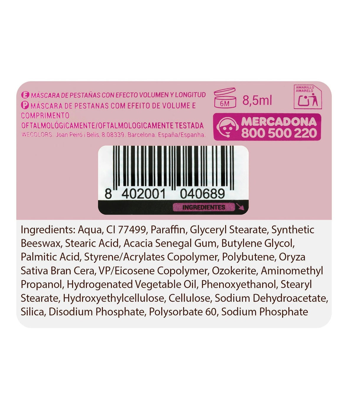 Deliplus skropstu tuša Drama Lashes All In One 8,5 ml